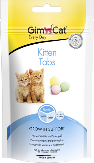 GIMCAT KITTEN TABS skanėstai jaunoms katėms 40g