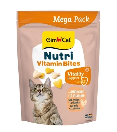Gimborn GIMCAT NUTRI VITAMIN BITES CHICKEN (su vitaminais ir vištiena) 425 G