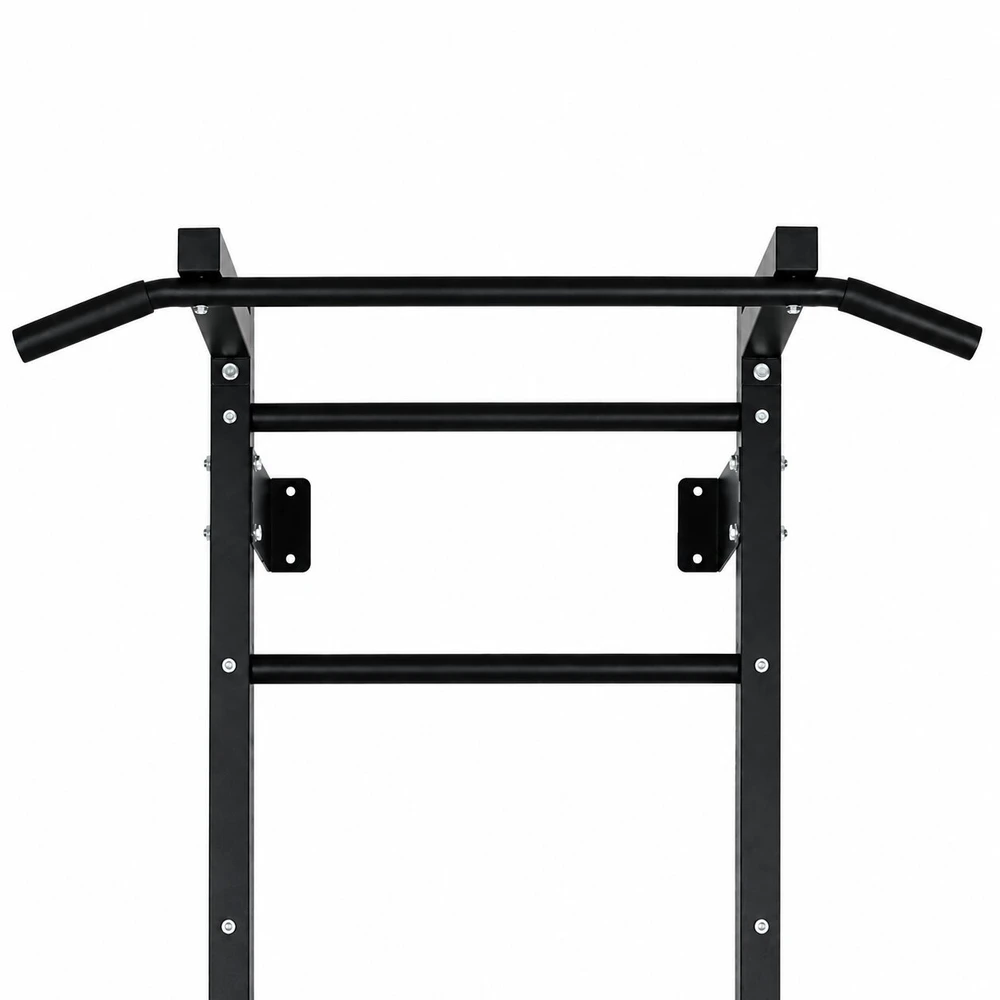 Gimnastikos sienelė 228 cm, prisitraukimų skersinis vaikams ir suaugusiems, juoda MOVEPRO