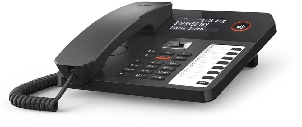 GIS Gigaset DESK 800A Analoginis telefonas Juoda