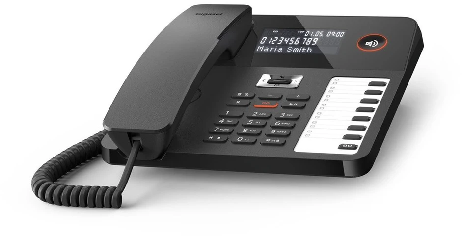 GIS Gigaset DESK 800A Analoginis telefonas Juoda