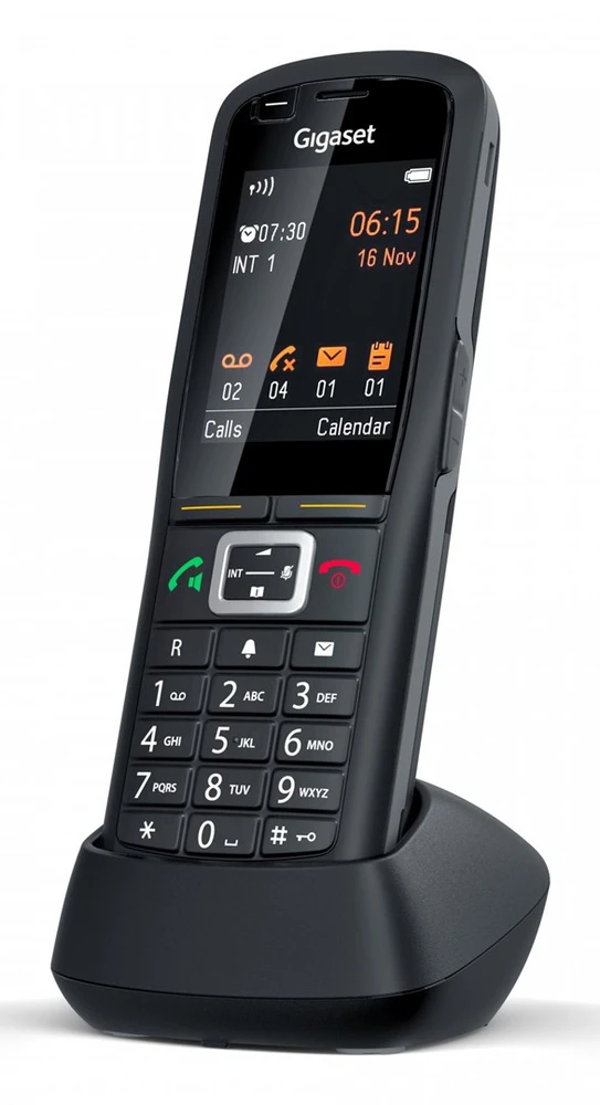 GIS Gigaset R700H PRO Analoginio ryšio / DECT telefonas Juoda