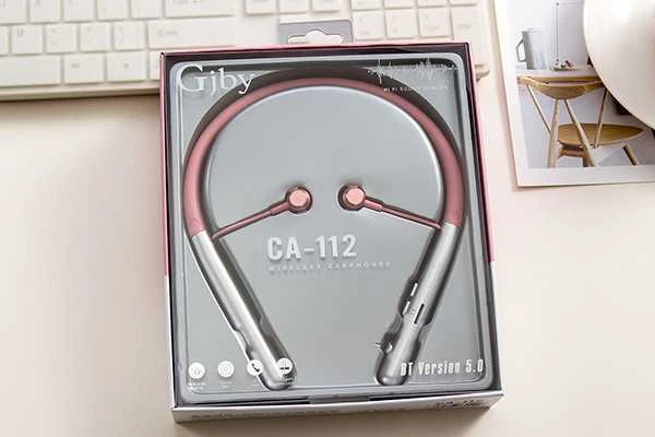 GJBY ausinės – BLUETOOTH CA-112 rožinės spalvos