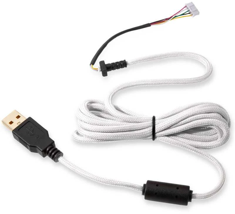Glorious Pelės kabelis Ascended Cable V2 - Arctic White