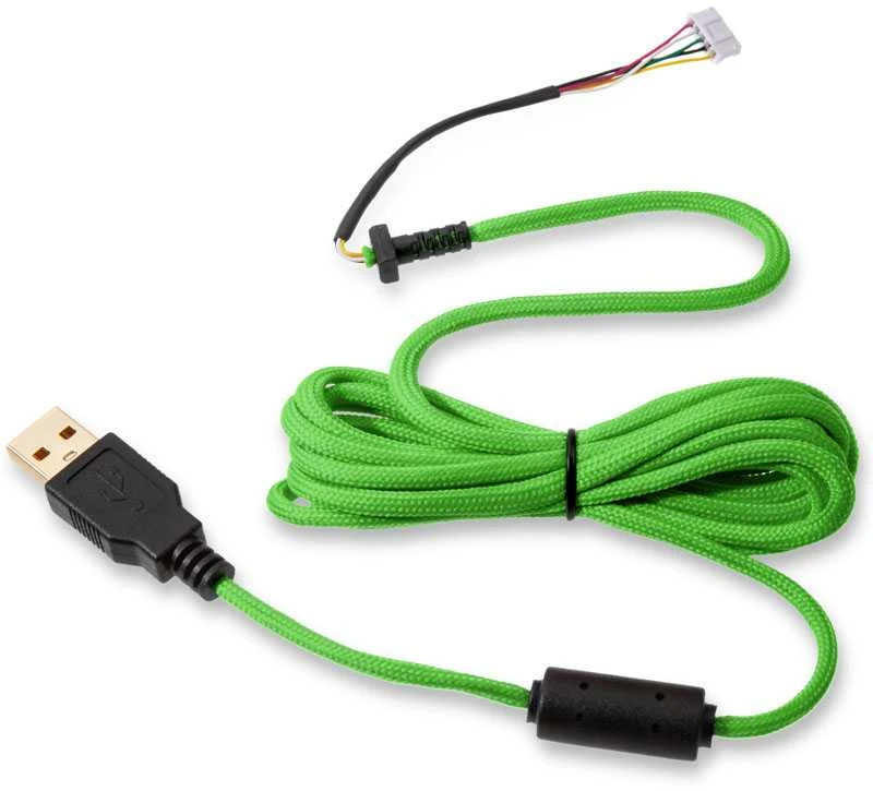 Glorious Pelės kabelis Ascended Cable V2 - Gremlin Žalias