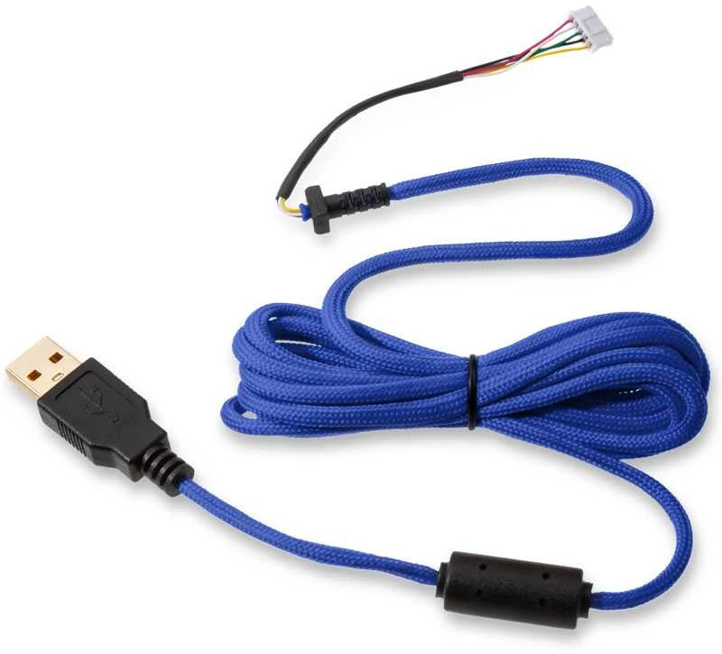 Glorious Pelės kabelis Ascended Cable V2 - Cobalt Blue