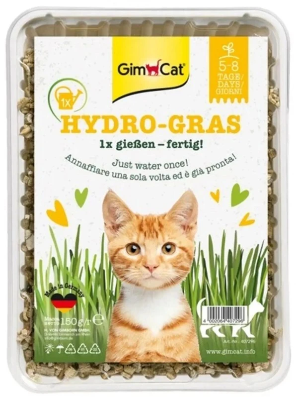 GMC GIMCAT Hydro-Gras Žolė – skanėstas katei – 150g