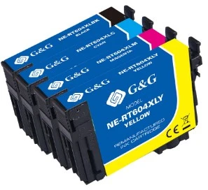 G&G GNG G&G NP-R2-0604XLBKCMY-R rašalo kasetė 1 vnt Derantis Juoda, Žydras, Rausvai raudona, Geltona