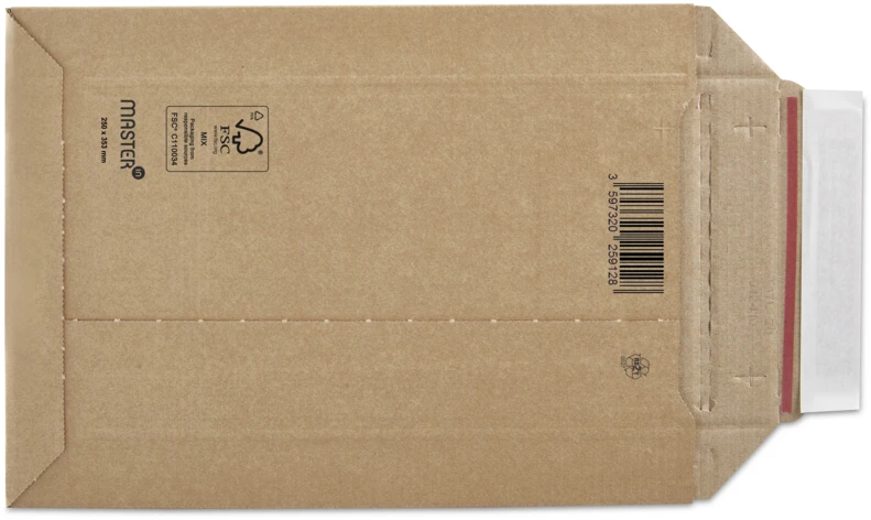 Gofro kartono vokas A4L, 250×350