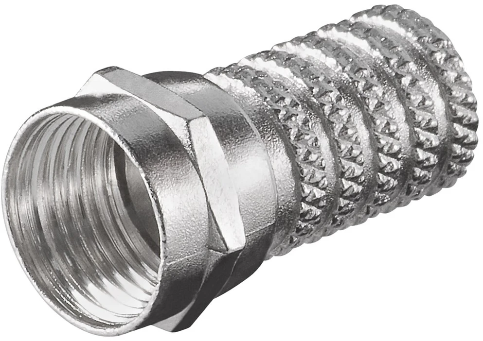 Laikiklis Goobay Kištukas F 6.0mm (RG59), kabelinis