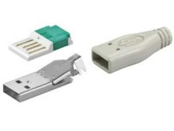 Goobay Kištukas USB A tipo kabelinis su apsauga