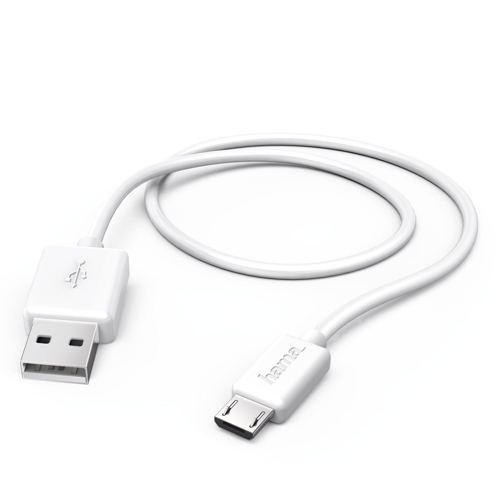 Goodbuy mikro USB laidas 1m baltas