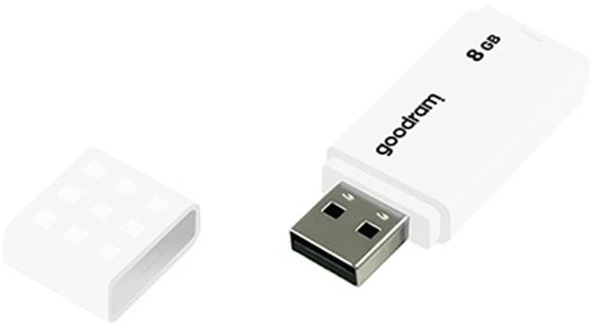 USB laikmena Goodram UME2-0080W0R11, 8GB USB 2.0, balta