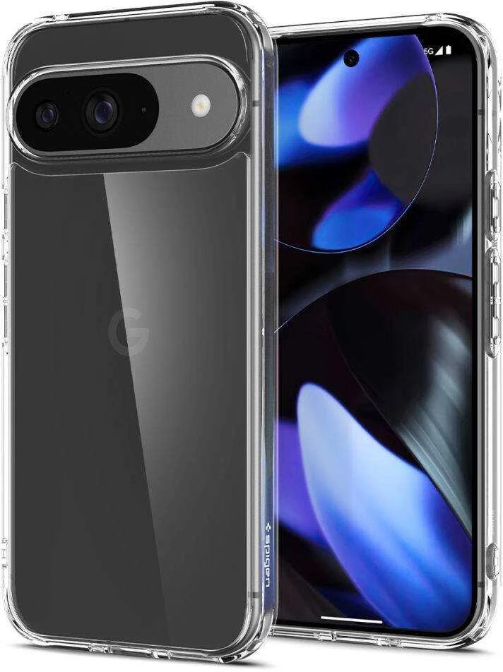 Google Pixel 9 / 9 Pro Spigen Ultra Hybrid Crystal Clear dėklas telefonui skaidrus