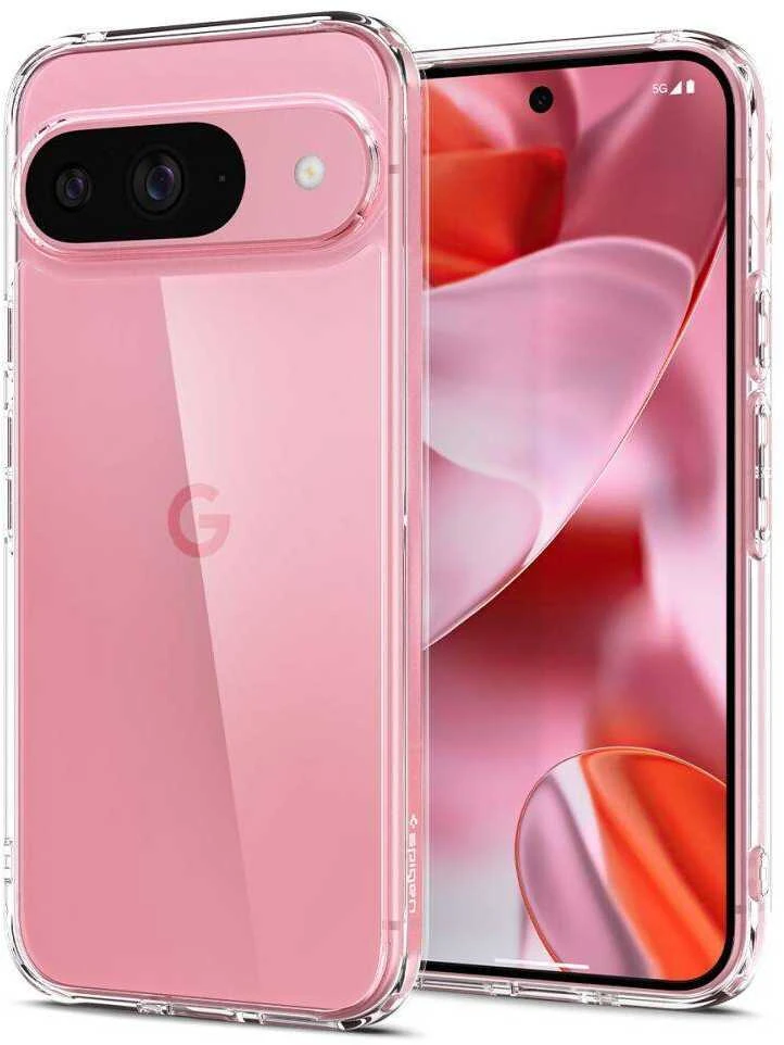 Google Pixel 9 / 9 Pro Spigen Ultra Hybrid Crystal Clear dėklas telefonui skaidrus