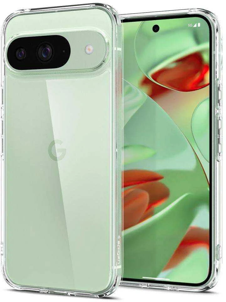Google Pixel 9 / 9 Pro Spigen Ultra Hybrid Crystal Clear dėklas telefonui skaidrus