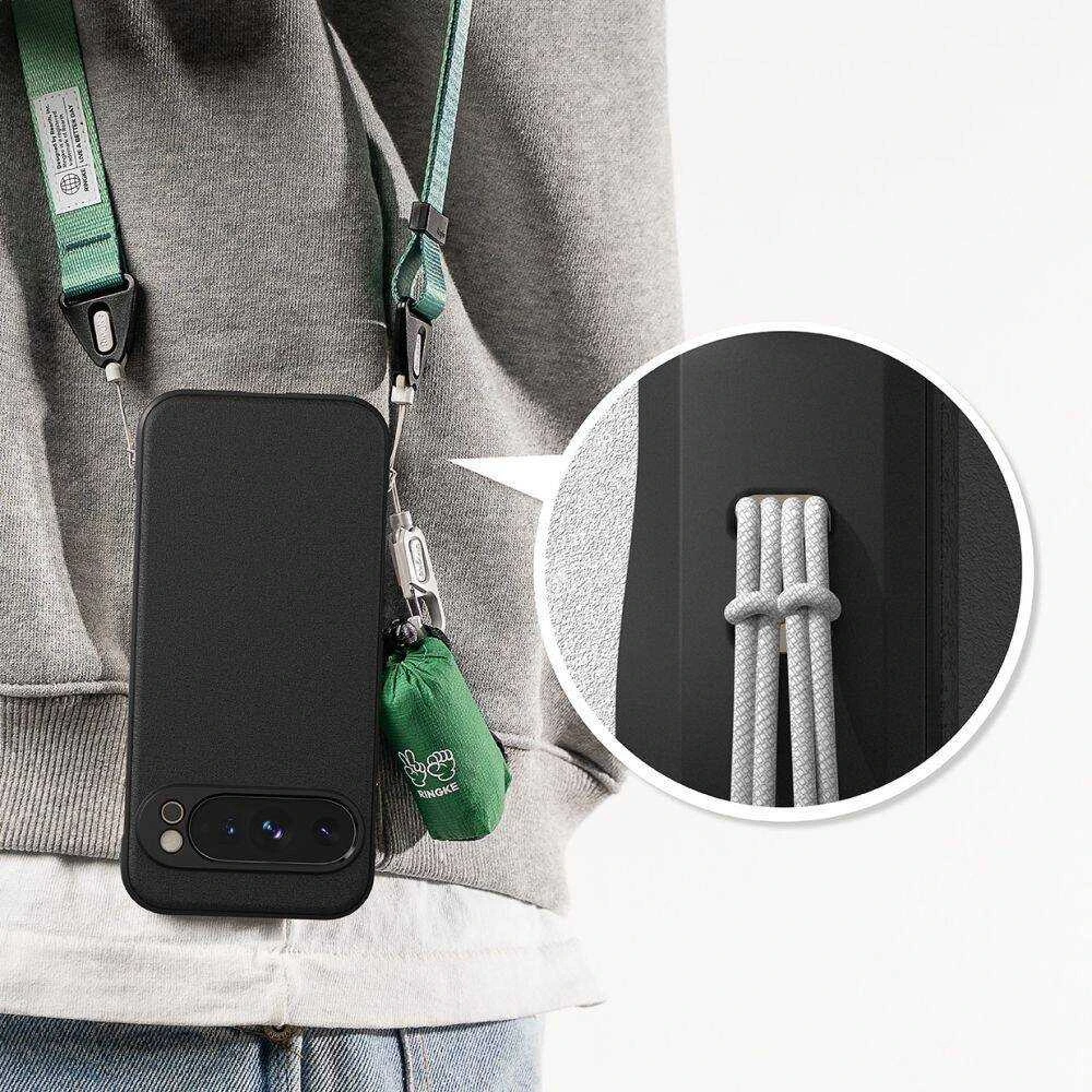 Google Pixel 9 Pro XL Ringke Onyx dėklas telefonui juodos spalvos