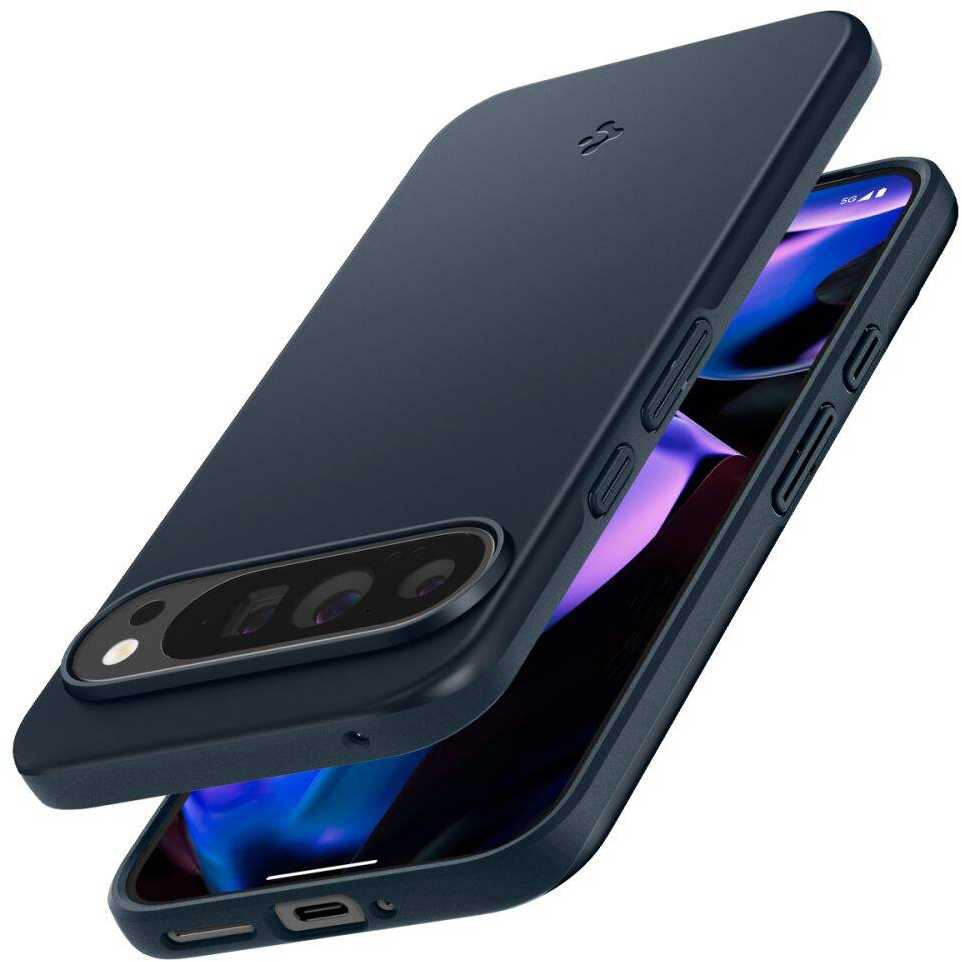 Dėklas „Google Pixel 9 Pro XL Spigen Thin Fit Metal Slate“.