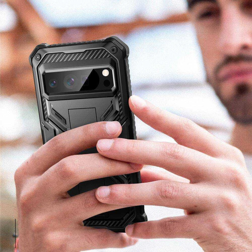 Dėklas Supcase IBLSN Armorbox Case for Google Pixel 9 Pro XL - Juodas