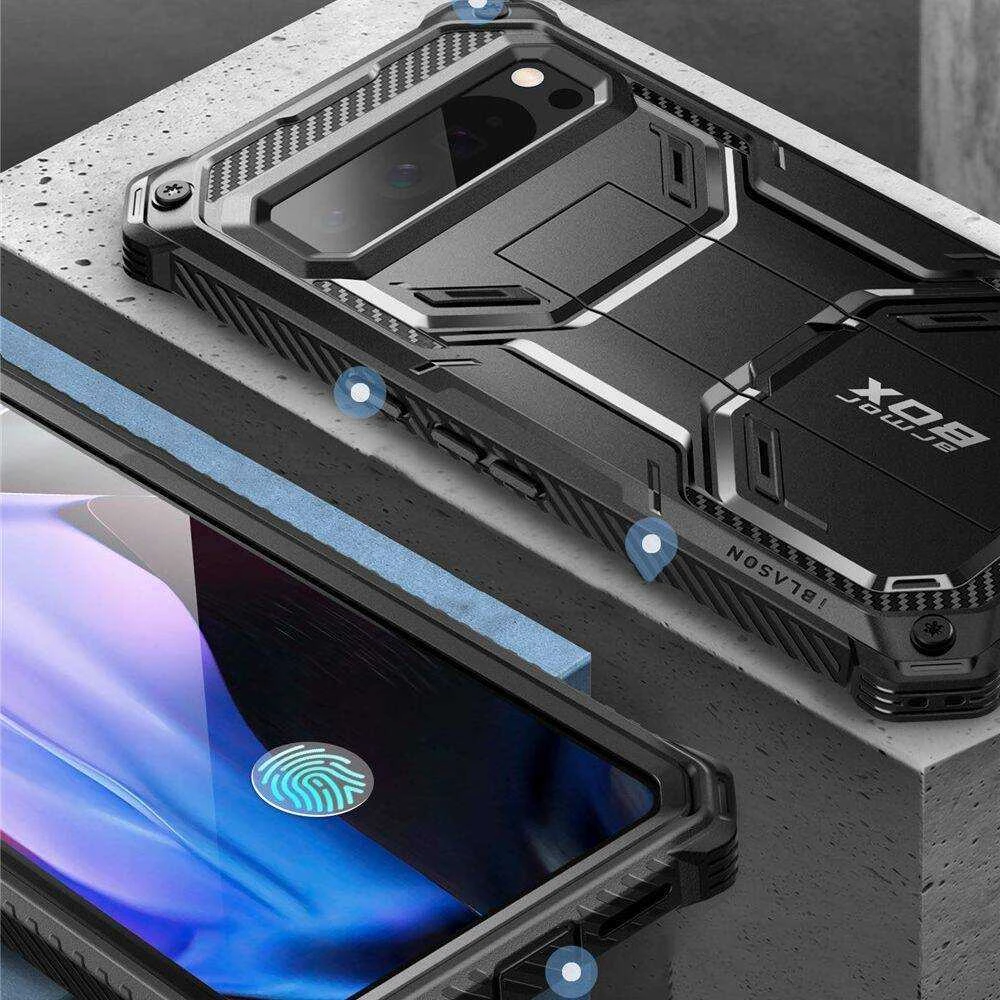 Dėklas Supcase IBLSN Armorbox Case for Google Pixel 9 Pro XL - Juodas
