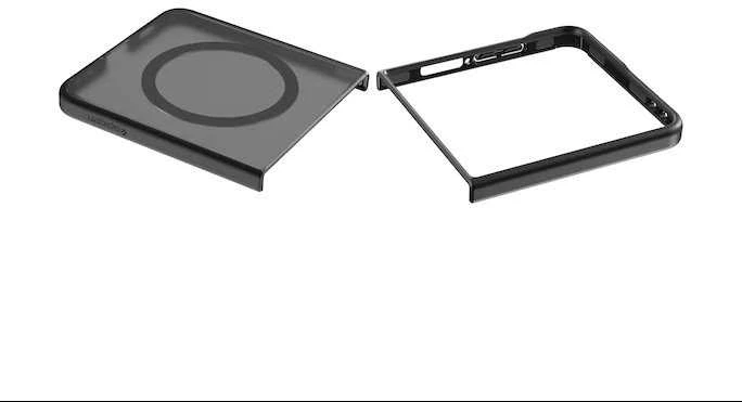 Dėklas Spigen FPF766PGBTW Capella Samsung Galaxy Flip7, Frost Juodas