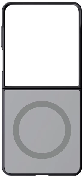 GP-FPF776HID Samsung Mirror Magnet Dėklas Galaxy Z Flip 8 Sidabrinis