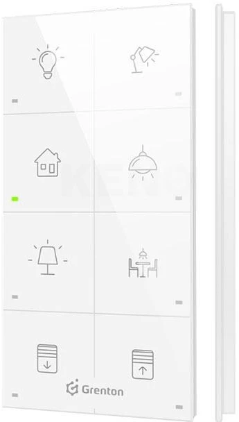 GR1 GRENTON TOUCH PANEL GRENTON / 8 TOUCH AREAS / TF-BUS / Baltas GLASS FRONT
