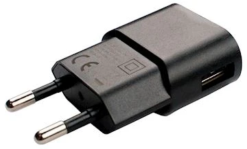 Grab 'n Go Grab ‘n Go – 1A/5W USB-A Wall Charger – Juodas