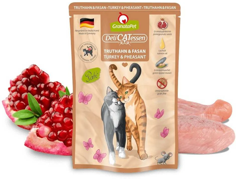 GRANATAPET DeliCATessen kalakutiena and pheasant – šlapias kačių maistas – 85g