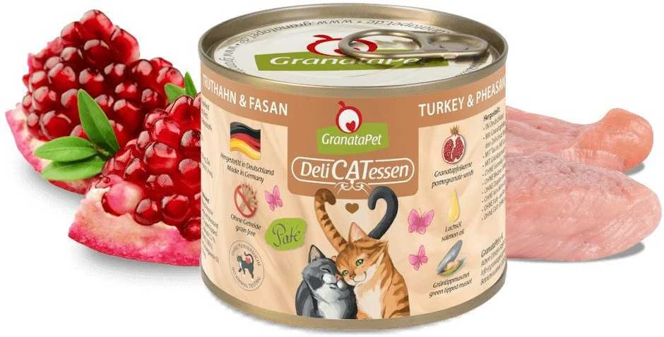 Fox4Pets Kačių Maistas - GRANATAPET DeliCATessen Kalakutiena ir Fazanas 200g