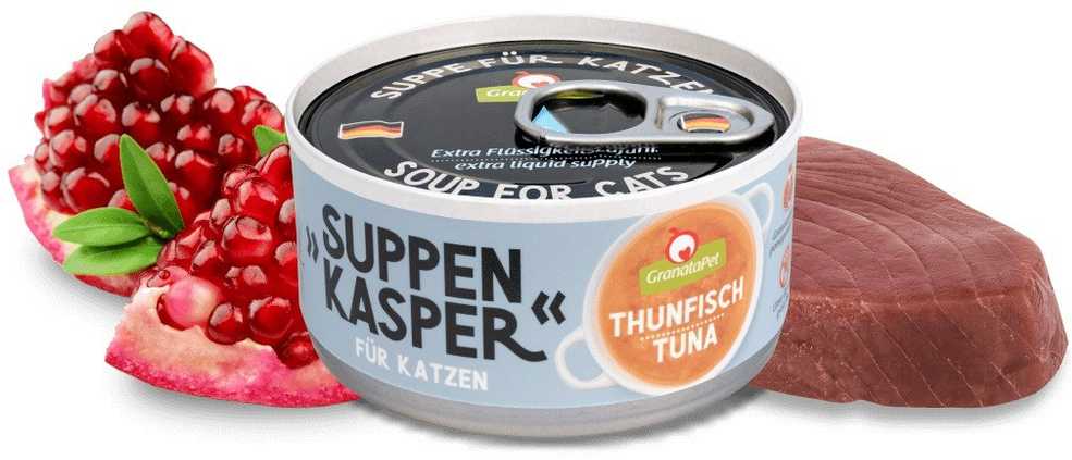 Fox4Pets Kačių Priedas - GRANATAPET Suppenkasper Tunų Be Glitimo 70g