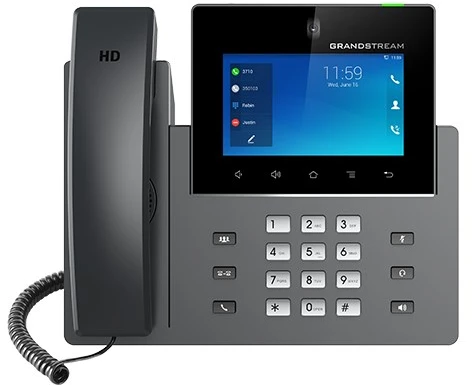 Grandstream Networks GXV3450 IP telefonas Pilka