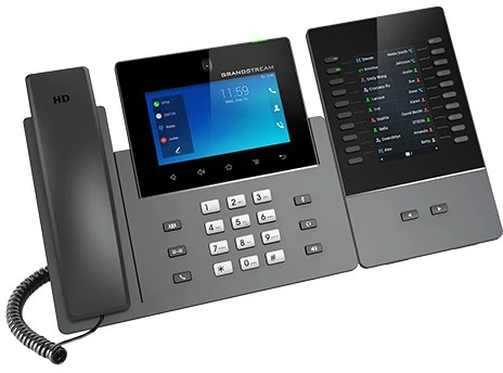 Grandstream Networks GXV3450 IP telefonas Pilka