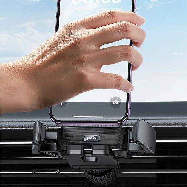 AWEI gravity car holder X39for air vent juodas