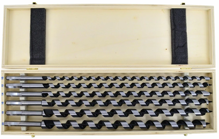 Grąžtas AW-Tools AWTOOLS MEDIENOS RIŠiklis KPL. 6 vnt. 10-20 / 460 mm