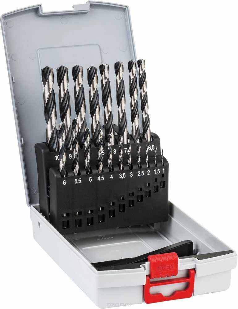 Bosch 19 PointTeQ grąžtas kompl. 1-10 mm, ProBox