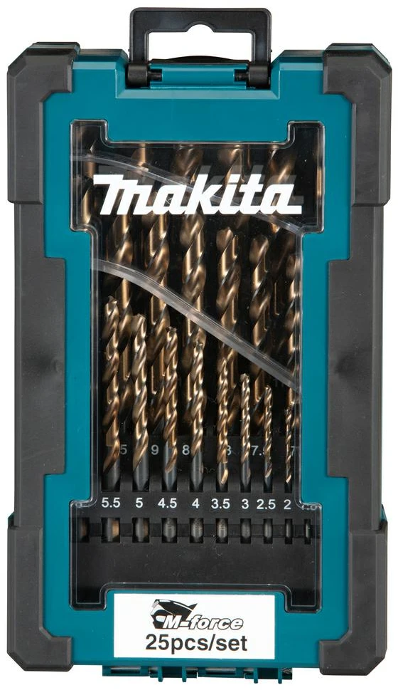 Grąžtas Makita Grąžtų komplektas M-Force 25 vnt. (1-13mm) D-67599
