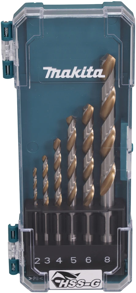 Grąžtas Makita HSS-G metalo grąžtų rinkinys D-77241