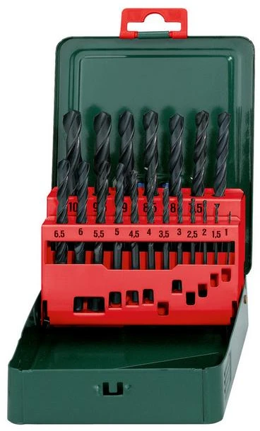 Grąžtas Metabo Rinkinys grąžtų DO METALU HSS-R 19elem. 1 - 10mm
