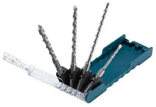 Grąžtas Makita SDS-PLUS Grąžtų Komplektas (5 x 110 mm, 6 x 160 mm, 8 x 160 mm, 10 x 160 mm) D-74136