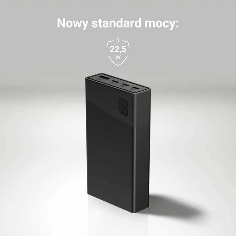 Nešiojamas įkroviklis Green Cell PowerPlay20s Power Bank 20000mAh 22.5W - juodas