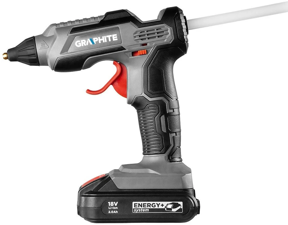Akumuliatorinis klijų pistoletas Graphite 58G040; 18 V (be akumuliatoriaus ir pakrovėjo)