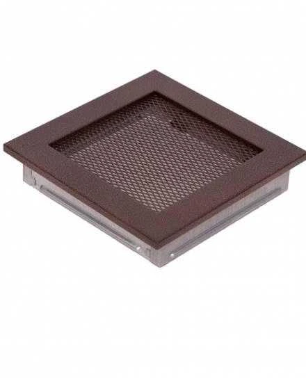 Grotelės židiniui HEARTH, vario spalvos, 170 x 170 mm