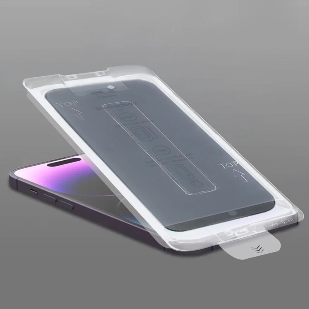 Fusion Accessories Grūdintas stiklas Full Glue Privacy Easy-Stick Box, skirtas iPhone 17 PRO MAX, Juodas