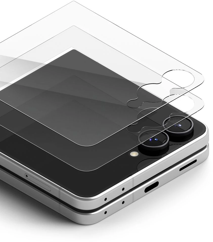 GRŪDINTAS STIKLAS RINGKE COVER DISPLAY PRO 2-PACK GALAXY Z FLIP 8 CLEAR