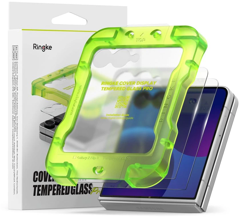 GRŪDINTAS STIKLAS RINGKE COVER DISPLAY PRO 2-PACK GALAXY Z FLIP 8 CLEAR