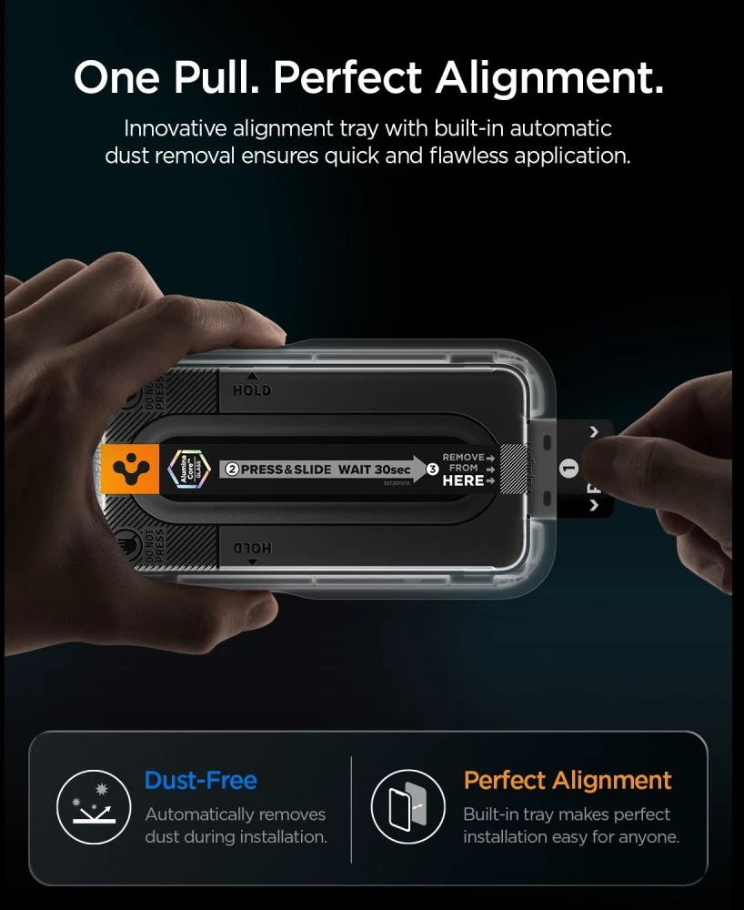 GRŪDINTAS STIKLAS Spigen GLAS.TR ‘EZ FIT Pro AC 2-PACK Samsung Galaxy S26 FE SKAIDRUS