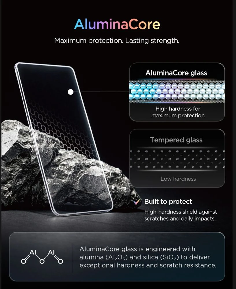 GRŪDINTAS STIKLAS Spigen GLAS.TR EZ FIT PRO 2-PACK Samsung Galaxy Z FOLD 7 / 8 ULTRA PRIVACY
