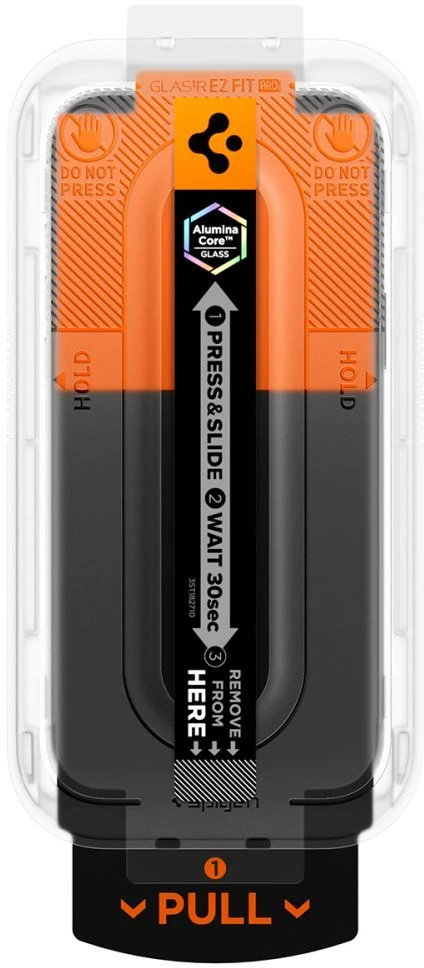 GRŪDINTAS STIKLAS Spigen GLAS.TR EZ FIT Pro HD AC 2-PACK iPhone 16 Pro / 17 / 17 Pro / 18 Pro SKAIDRUS