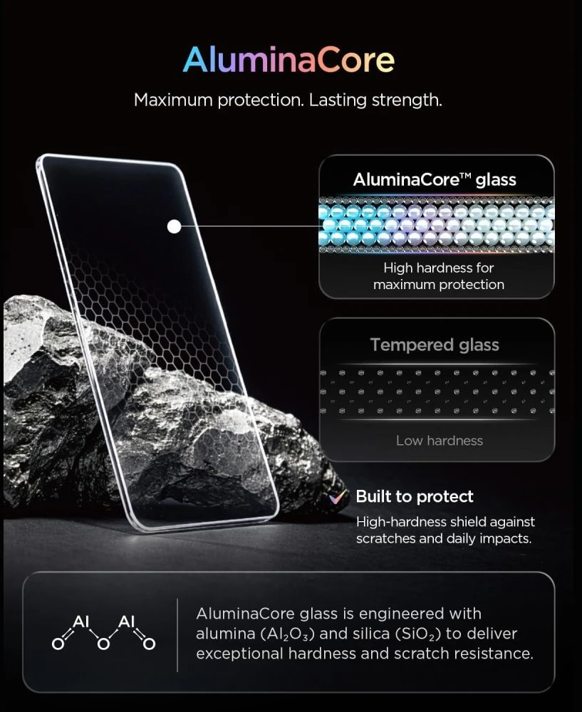 GRŪDINTAS STIKLAS Spigen GLAS.TR EZ FIT PRO HD AC IPHONE DUO CLEAR